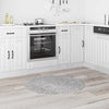 Liukumaton Shaggy Matto Harmaa 90 x 90 cm PP