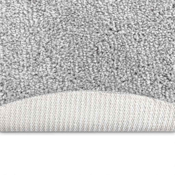 Liukumaton Shaggy Matto Harmaa 160 x 160 cm PP