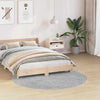 Liukumaton Shaggy Matto Harmaa 160 x 160 cm PP
