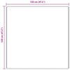 Liukumaton Shaggy Matto Kerma 120 x 120 cm PP