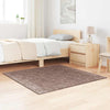 Liukumaton Shaggy Matto Ruskea 120 x 120 cm PP