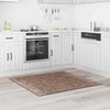 Liukumaton Shaggy Matto Ruskea 120 x 120 cm PP