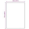 Liukumaton Shaggy Matto Ruskea 120 x 170 cm PP