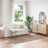 Liukumaton Shaggy Matto Ruskea 140 x 200 cm PP