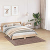 Liukumaton Shaggy Matto Ruskea 160 x 160 cm PP