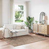 Liukumaton Shaggy Matto Ruskea 160 x 230 cm PP