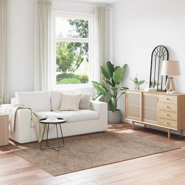 Liukumaton Shaggy Matto Ruskea 160 x 230 cm PP
