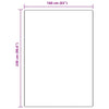 Liukumaton Shaggy Matto Ruskea 160 x 230 cm PP