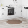 Liukumaton Shaggy Matto Ruskea 90 x 90 cm PP
