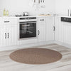 Liukumaton Shaggy Matto Ruskea 120 x 120 cm PP