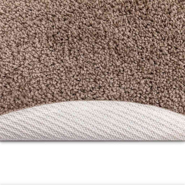 Liukumaton Shaggy Matto Ruskea 160 x 160 cm PP