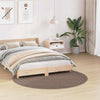 Liukumaton Shaggy Matto Ruskea 160 x 160 cm PP