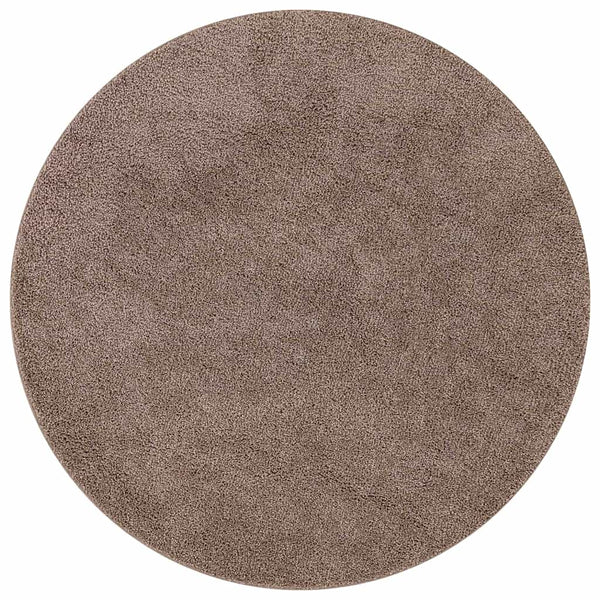 Liukumaton Shaggy Matto Ruskea 160 x 160 cm PP