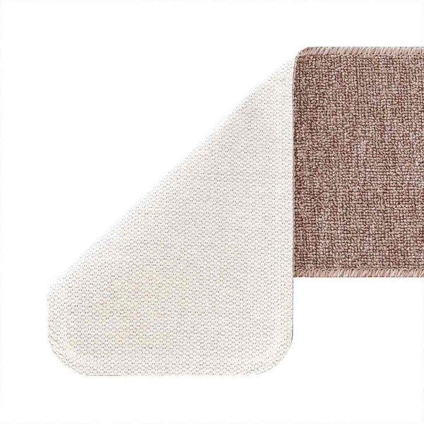 Liukumattomat portaamatot 15 kpl 60 x 25 cm Vaaleanruskea PP