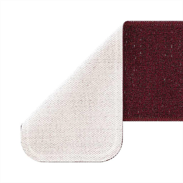 Liukumattomat portaamatot 15 kpl 60 x 25 cm Bordeaux’n punainen
