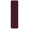 Liukumattomat portaamatot 15 kpl 75 x 20 cm Bordeaux’n punainen