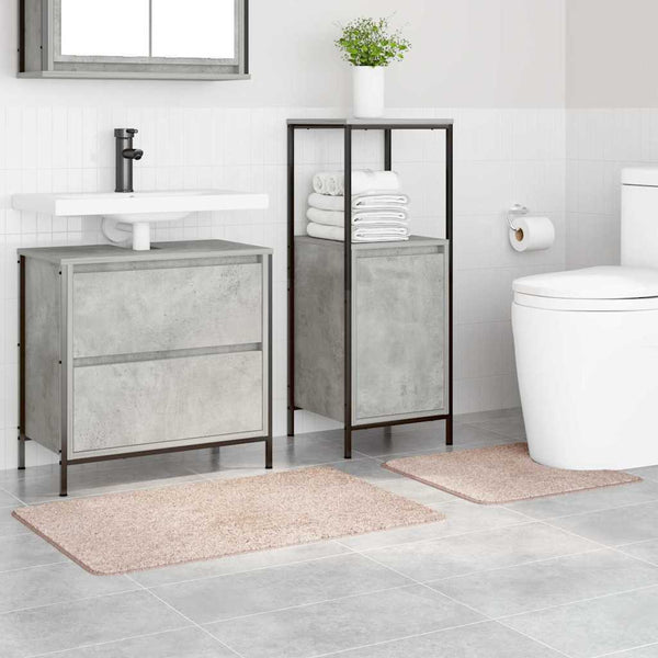 Liukumaton kylpyhuoneen matto-setti 2 kpl Kerma 50 x 50 cm PP