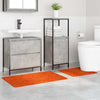Liukumaton kylpyhuoneen matto-setti 2 kpl Oranssi 50 x 50 cm PP
