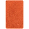 Liukumaton kylpyhuoneen matto-setti 2 kpl Oranssi 50 x 50 cm PP