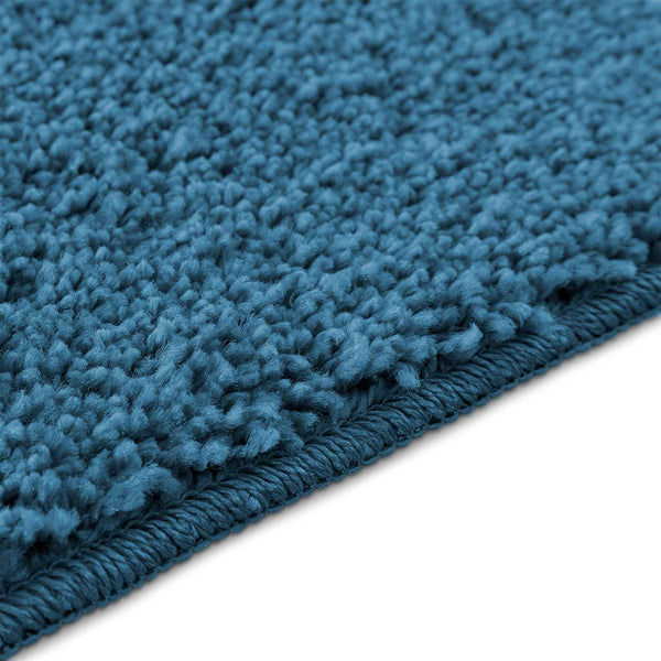 Liukumaton kylpyhuoneen matto-setti 3 kpl Sininen 50 x 80 cm PP