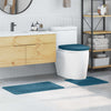 Liukumaton kylpyhuoneen matto-setti 3 kpl Sininen 50 x 80 cm PP