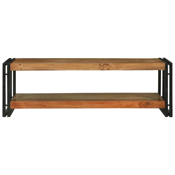 Sohvapöytä Ruskea 120 x 50 x 38 cm Tiheä akasiapuu