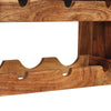 Tiheä akasiapuu viinipukki ruskea 100 x 45 x 33 cm