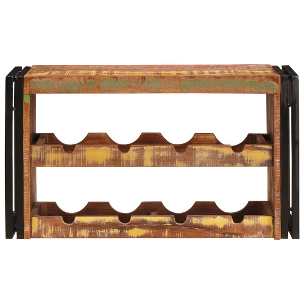 Viinipukki kierrätetty puu ruskea 100 x 45 x 33 cm