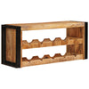 Viinipukki ruskea 100 x 45 x 33 cm Kiinteä karkea mango-puu