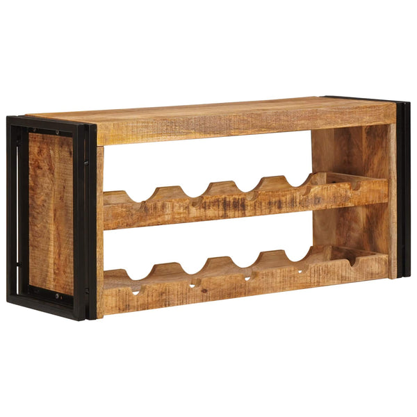 Viinipukki ruskea 100 x 45 x 33 cm Kiinteä karkea mango-puu