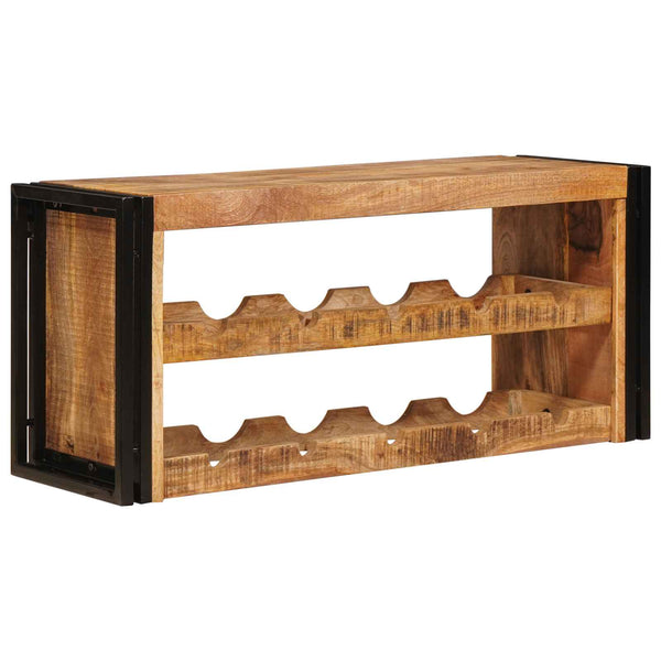 Viinipukki ruskea 100 x 45 x 33 cm Kiinteä karkea mango-puu
