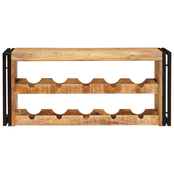 Viinipukki ruskea 100 x 45 x 33 cm Kiinteä karkea mango-puu