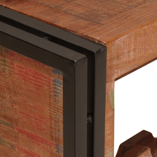 100 x 45 x 33 cm ruskea viinipukki kiinteä kierrätetty puu