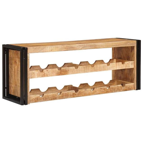 Ruskea viinipukki 100 x 45 x 33 cm Kiinteä karkea mango-puu