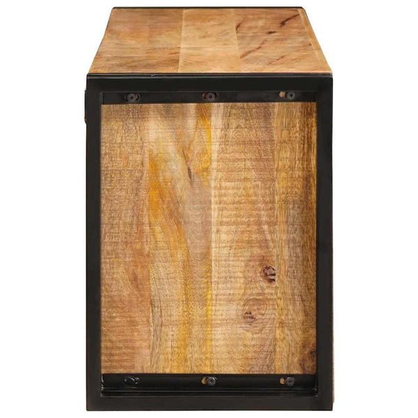Ruskea viinipukki 100 x 45 x 33 cm Kiinteä karkea mango-puu