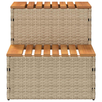Beige hot tub step Matyasi 50x50x50,5cm (polyrottinki)