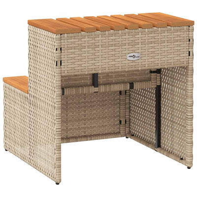 Beige hot tub step Matyasi 50x50x50,5cm (polyrottinki)