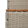 Hot Tub Step Vaaleanharmaa 100x50x50,5 cm polyrottinki