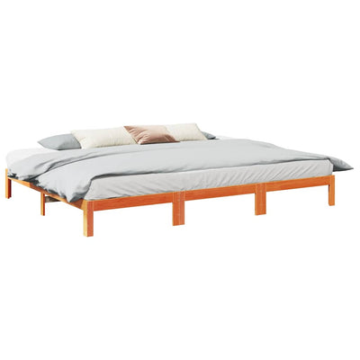 Perhesängyn runko ei patjaa vaha ruskea 270x200 cm