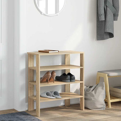 Kenkäteline Sonoma Oak 61x32x70 cm Engineered Wood