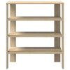 Kenkäteline Sonoma Oak 61x32x70 cm Engineered Wood