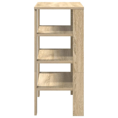 Kenkäteline Sonoma Oak 61x32x70 cm Engineered Wood