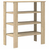 Kenkäteline Sonoma Oak 61x32x70 cm Engineered Wood