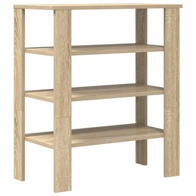 Kenkäteline Sonoma Oak 61x32x70 cm Engineered Wood