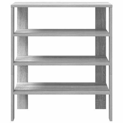 Kenkäteline harmaa Sonoma 61x32x70 cm tekninen puu
