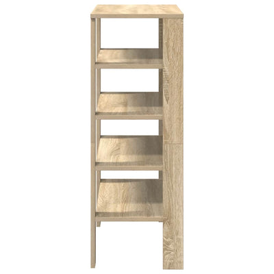 Kenkäteline sonoma-tammi 61x32x87,5 cm tekninen puu