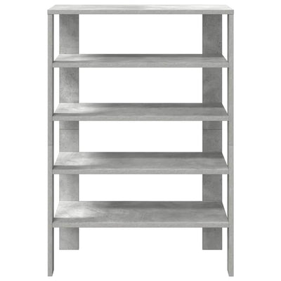 Kenkäteline betoninharmaa 61x32x87,5 cm tekninen puu