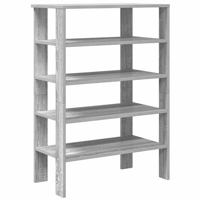 Kenkäteline harmaa Sonoma 61x32x87,5 cm tekninen puu