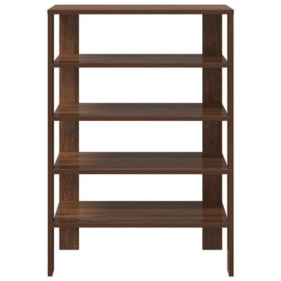 Kenkäteline ruskea tammi 61x32x87,5 cm tekninen puu