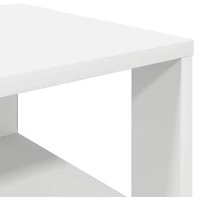 Kenkäteline valkoinen 61x32x105 cm tekninen puu